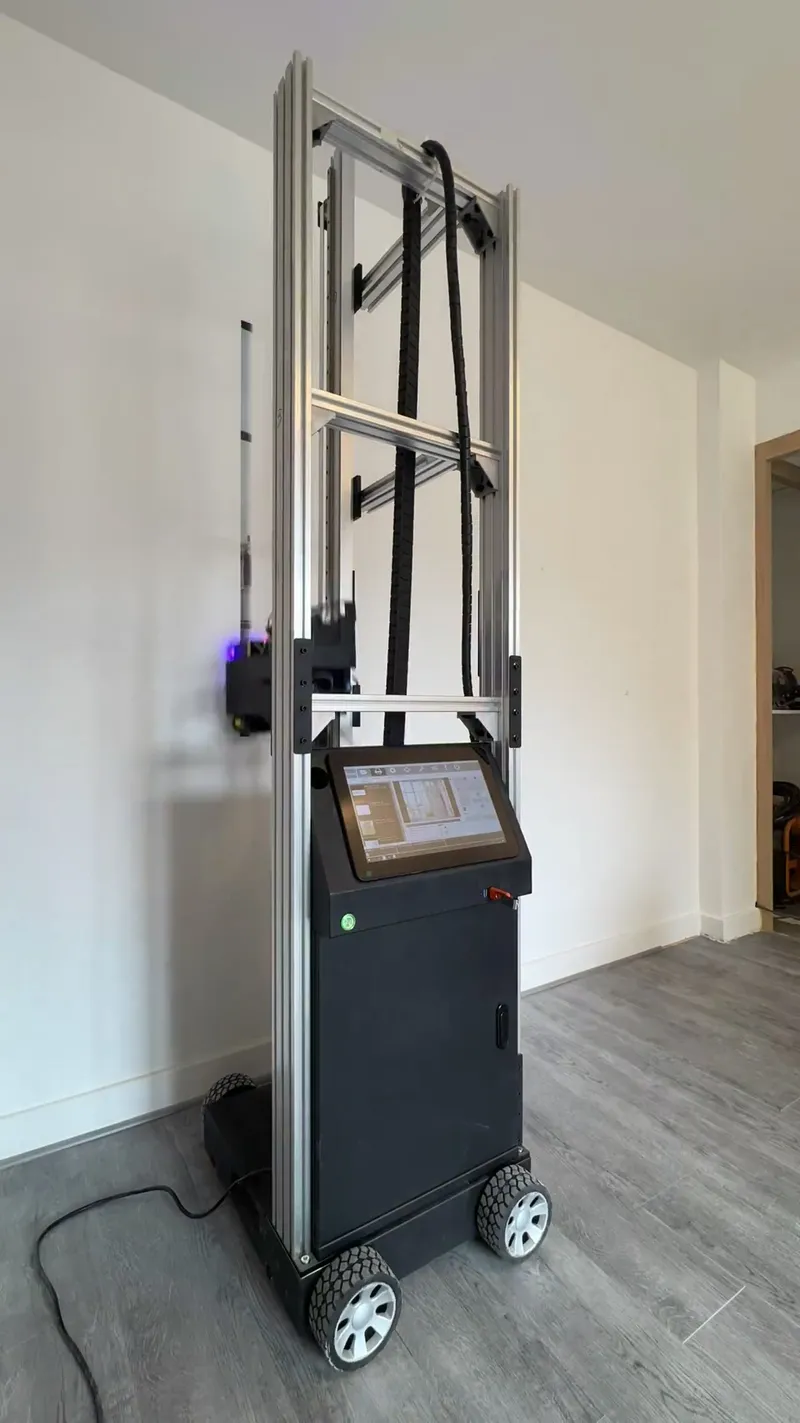 Impression murale verticale